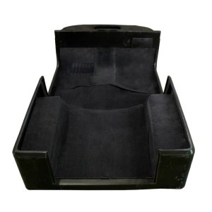 Jeep Wrangler Carpet Kit - Front + Rear - Rugged Ridge - Deluxe - Black - `97-`06